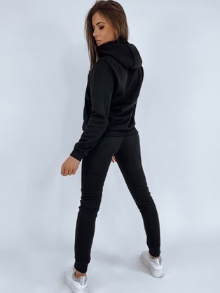 Eredeti fekete női kapucnis pulóver Basic