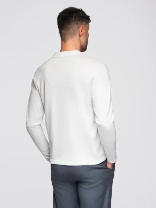 Navy fekete-fehér kötött póló póló V1 POSS-0161