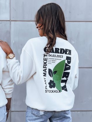 Oversize női pulóver szürke rózsszín elemekkel Rawel