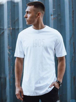 Egyedi fehér póló felirattal 1905