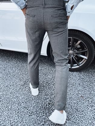 Modern zsebes bézs jogger nadrág