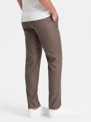 Trendi oliva zöld jogger nadrág P886