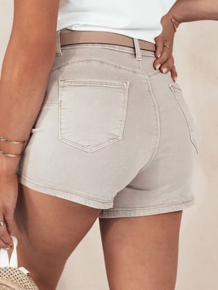 Szenzációs pamut farmer rövidnadrág fehér színben Chloe