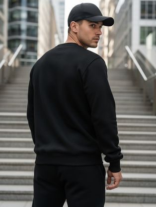 Elegáns fekete férfi mellény V3 BLZV-0143