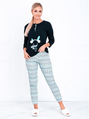 Egyedi gránitszínű női pizsama ULR139