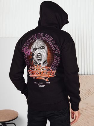 Vonzó rózsaszín kapucnis pulóver