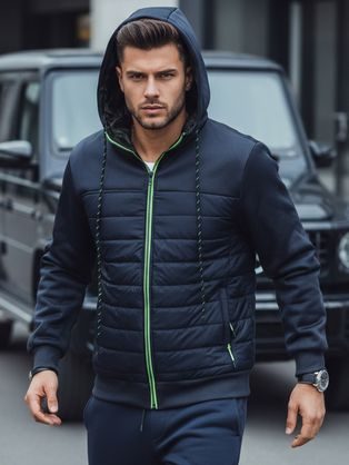 Sötét kék átmeneti dzseki