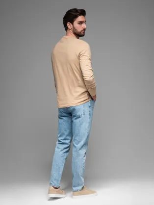 Sötétkék férfi póló virágmintás V4 TSPT-0262