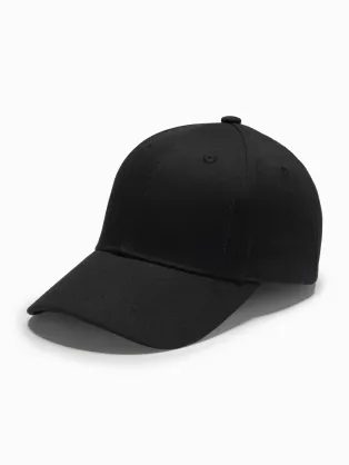 Férfi alap fekete sapka hímzéssel V1 ACCS-0102