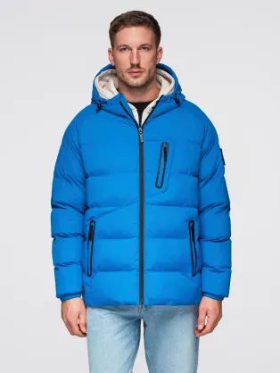 Steppelt bézs férfi parka zsebekkel V2 JALJ-0308