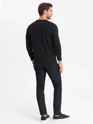 Sima antracit szürke pulóver