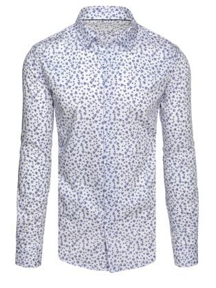 Vonzó fehér mintás férfi ing