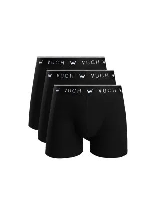 Fekete boxeralsó szett DECLAN 3PACK (3db)