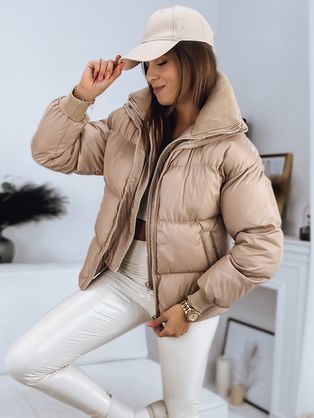 Különleges ezüstszínű női téli kabát CLR023