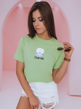 Stílusos világoszöld női póló Van Go