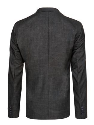 Időtlen fekete blézer állógallérral V5 BLZB-0131