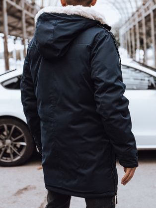 Trendi sötétkék sportkabát