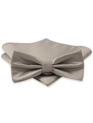 Bézs-szürke férfi csokornyakkendő Alties