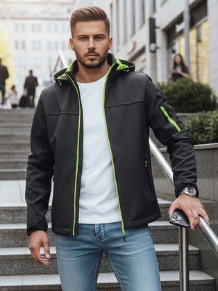 Trendi softshell dzseki színes elemekkel