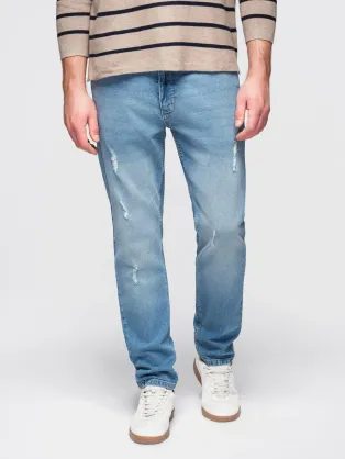 Vonzó világoskék férfi farmer V1 PADP-0255