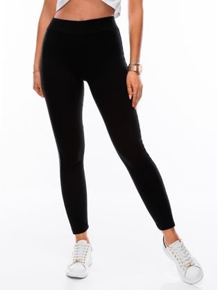 Divatos fekete női leggings PLR096