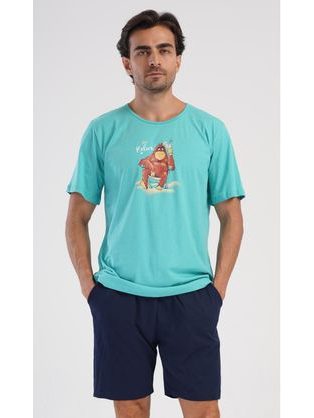 Kényelmes rövid férfi pizsama Relax