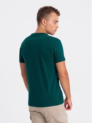 Zöld póló zsebbel V5 TSPT-0154