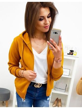 Eredeti fekete női kapucnis pulóver Basic