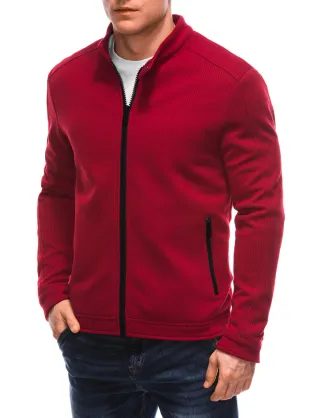 Érdekes piros pulóver V3 JANP-0100