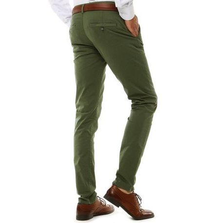 Elegáns zöld chinó nadrág
