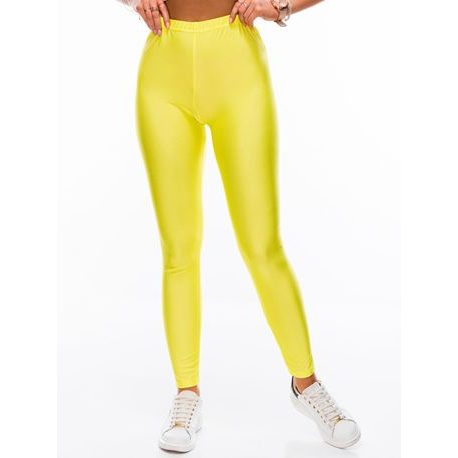 Sárga női leggings divatos kivitelben PLR122
