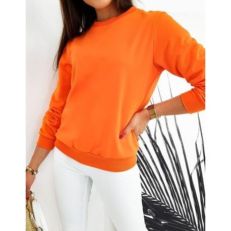 Modern narancs színű női pulóver Cardio