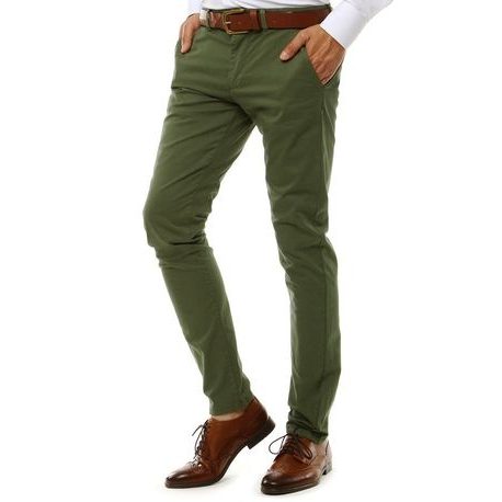 Elegáns zöld chinó nadrág