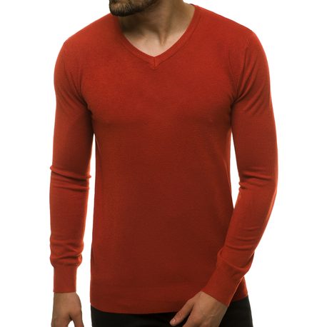 Egyszerű karamell színű pulóver TMK/YY03/10