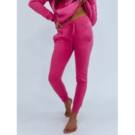 Stílusos rózsaszín női melegítő nadrág Fits