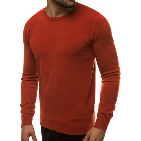 Kényelmes karamell színű pulóver TMK/YY01/10