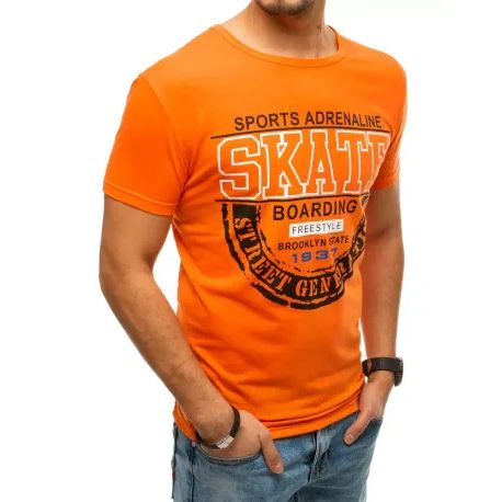 Narancssárga póló SKATE felirattal