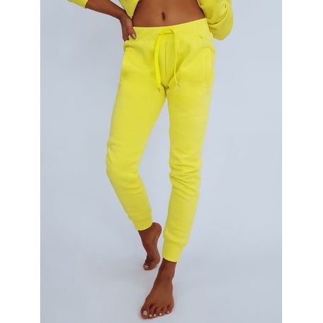 Modern sárga női melegítő nadrág Fits