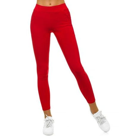 Egyedi piros női leggings JS/YW01056/A5