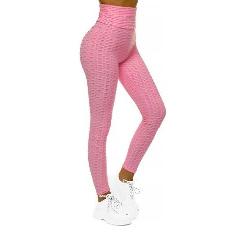 Stílusos világosrózsaszín női leggings JS/YW88024/44