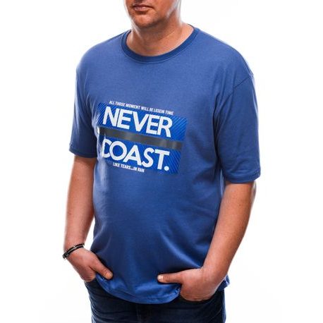 Kék Plus Size  pamut póló  Never Coast S1608