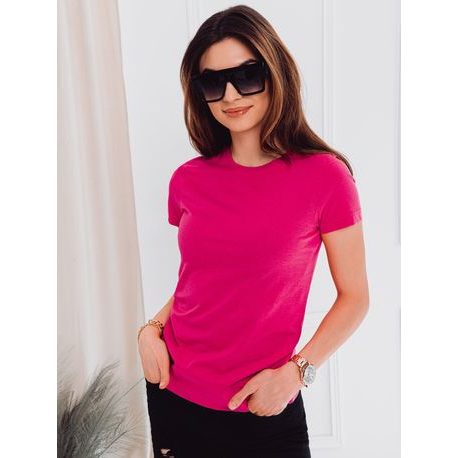 Egyszerű rózsaszín női póló SLR001