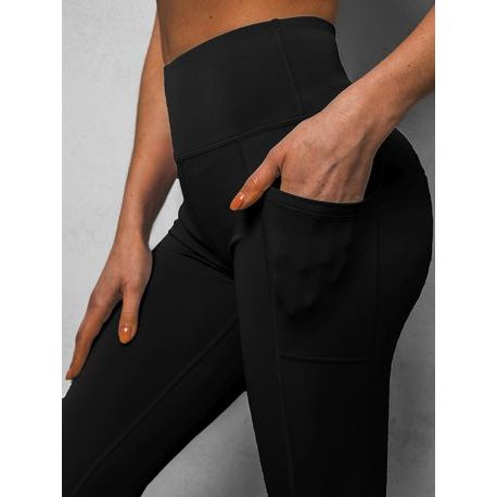 Divatos fekete női leggings O/XL003/1