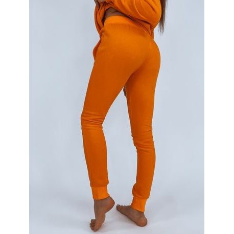 Modern narancs színű női melegítő nadrág Fits
