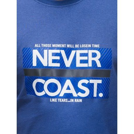Kék Plus Size  pamut póló  Never Coast S1608