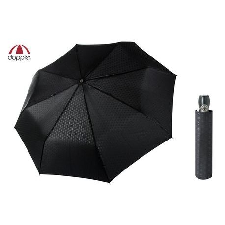 Fényűző fekete mintás férfi esernyő Doppler FIBER MAGIC PREMIUM