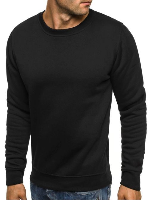 Egyszerű fekete pulóver J.STYLE 2001-10