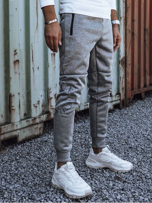 Modern szürke melegítő nadrág