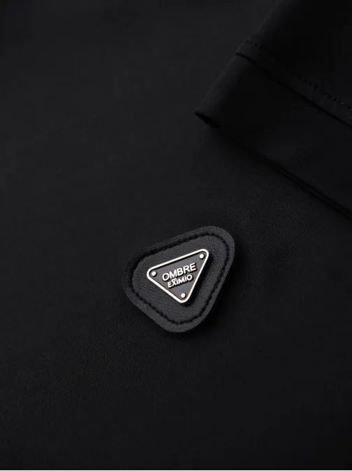 Stílusos fekete férfi pólóing V1 POSS-0150