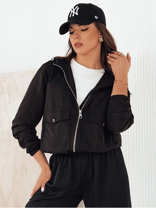 Modern női fekete dzseki  Belij